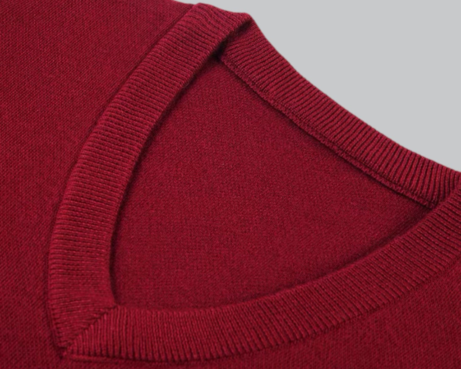 Brent Men’s Classic V-Neck Sleeveless Vest – Essential Knit Layer