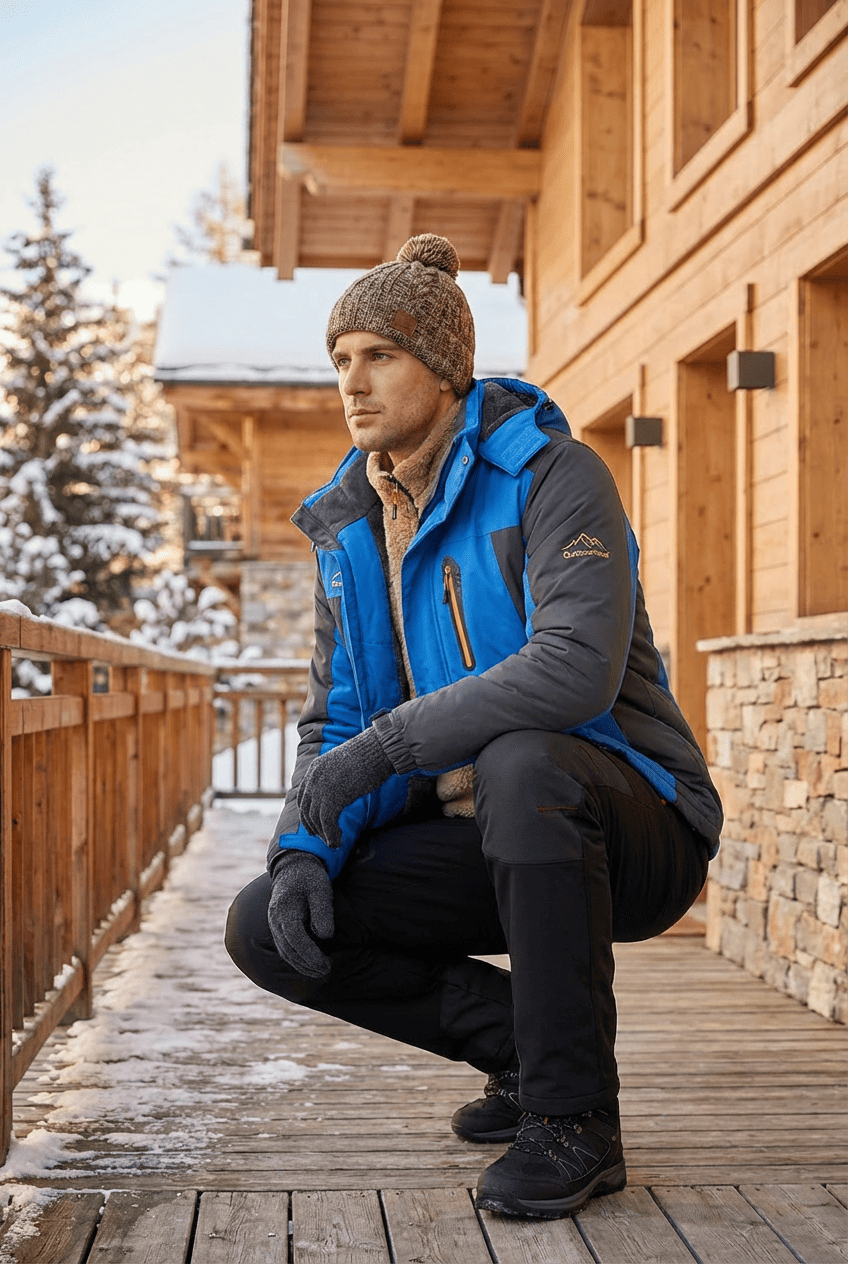 Men’s Ski Suit | Waterproof Jacket & Trousers with Insulated Lining