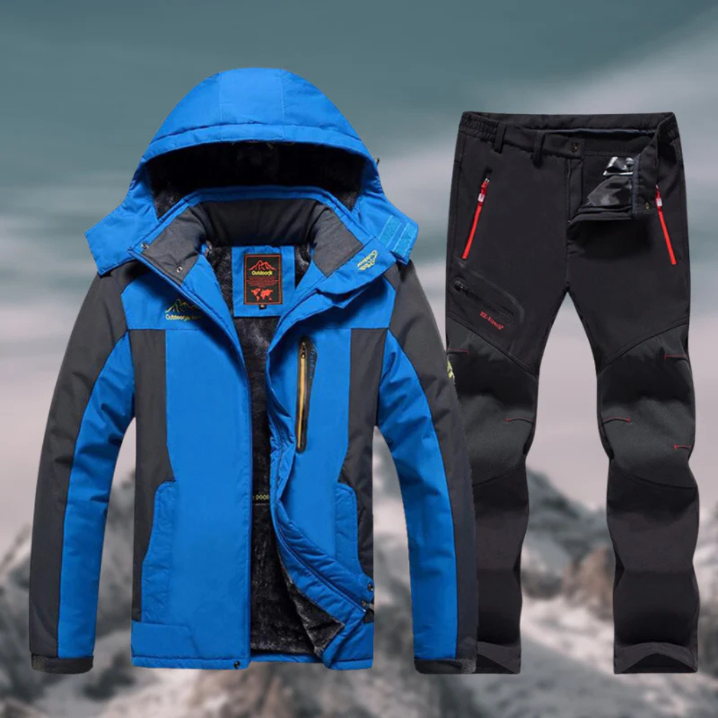 Men’s Ski Suit | Waterproof Jacket & Trousers with Insulated Lining