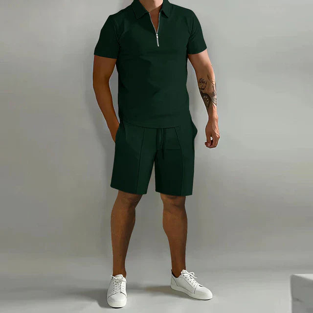 HUGO Two-piece set | Polo and shorts set for men