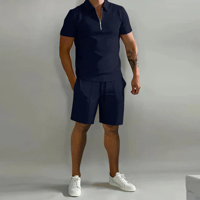 HUGO Two-piece set | Polo and shorts set for men