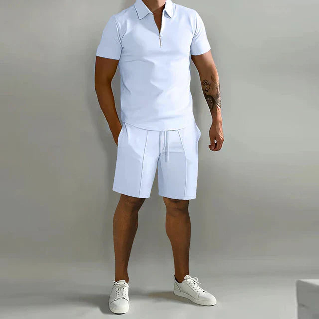 HUGO Two-piece set | Polo and shorts set for men