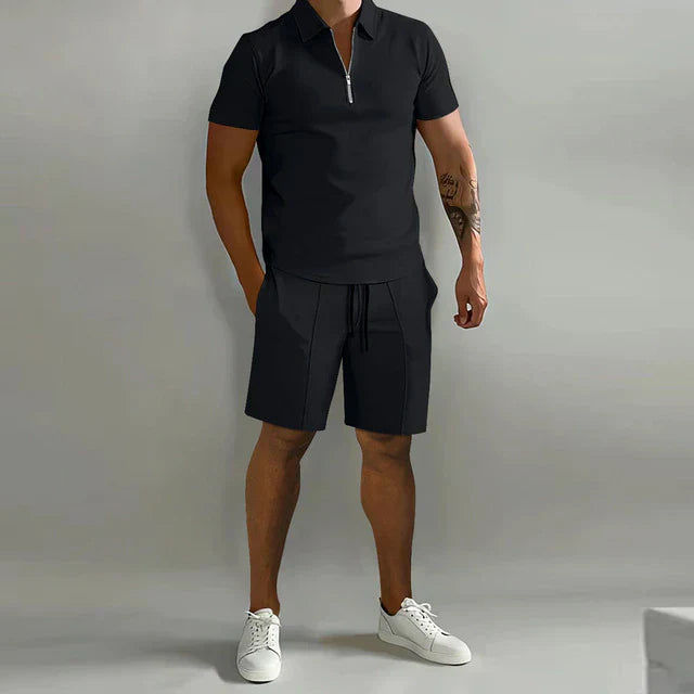 HUGO Two-piece set | Polo and shorts set for men