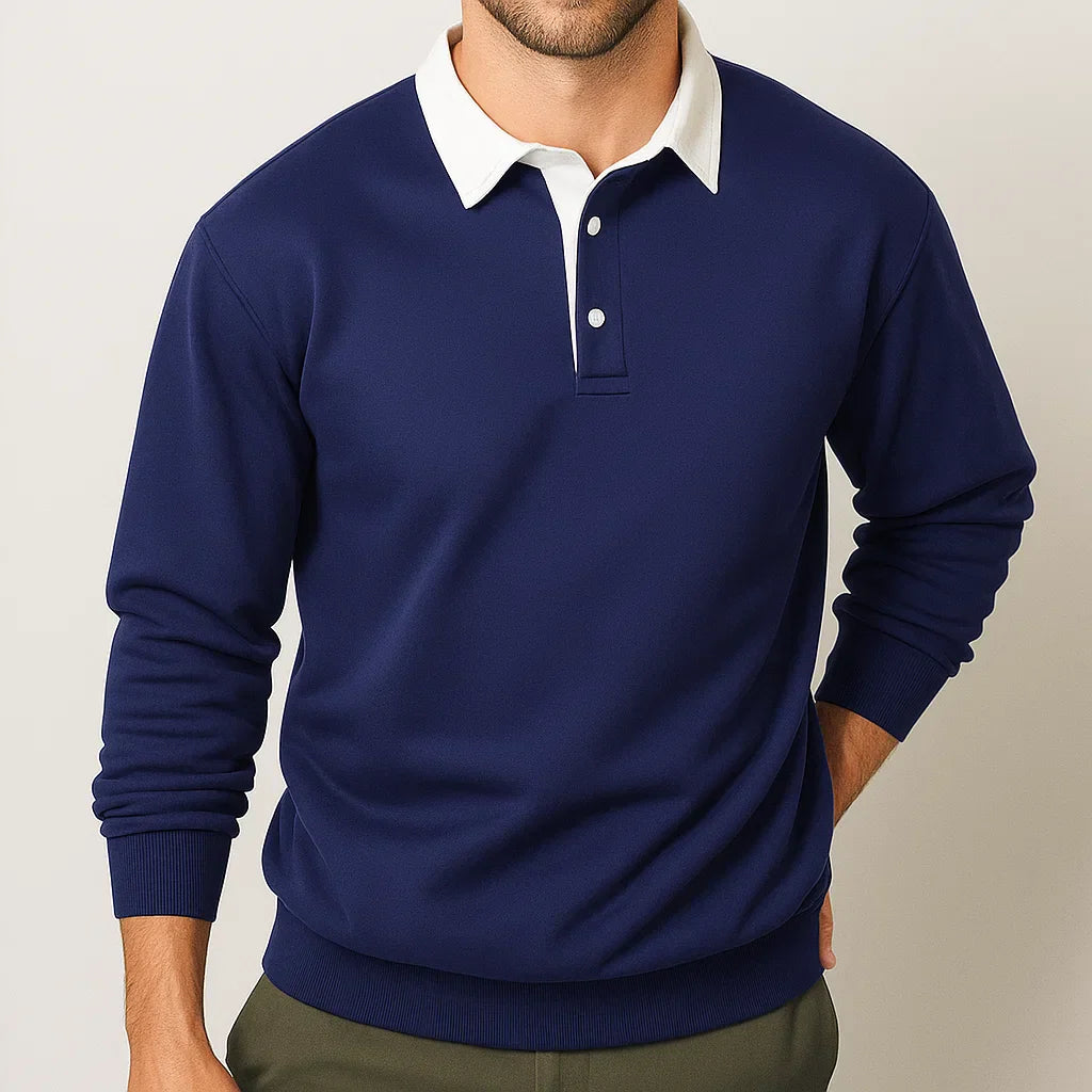 Heritage Men Lightweight Collar Sweatshirt
