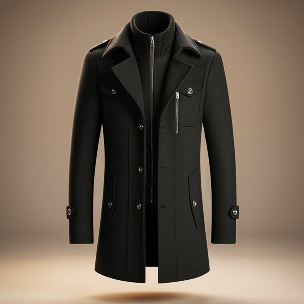 Marco Legacy Virgin Men Wool Coat