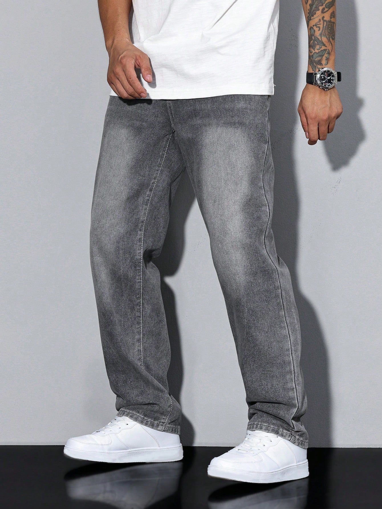 Casual Men’s Solid Color Jeans – Daan Everyday Denim