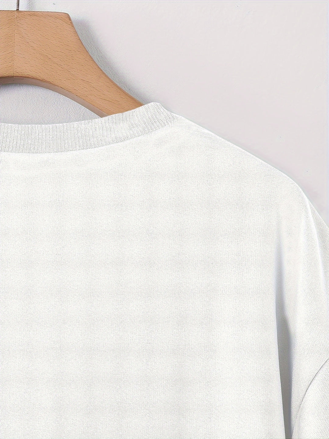 Men’s T-Shirt | Rose Print & Loose Fit | Crew Neck | Summer Style