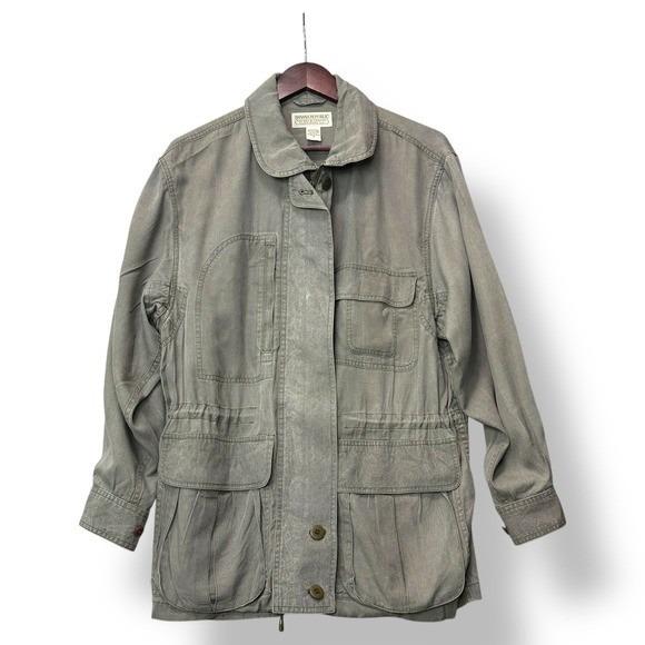 Men’s Tactical Utility Jacket – Olive Green Design