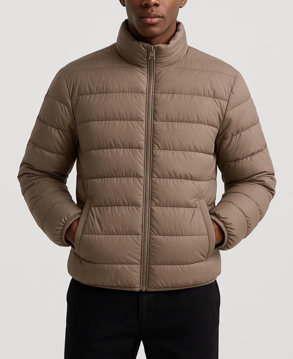Urban Puffer Jacket for Men – Clean Street-Inspired Design