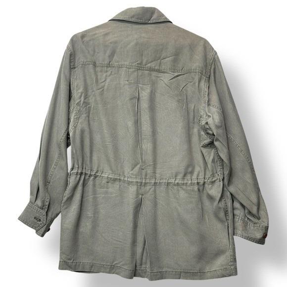 Men’s Tactical Utility Jacket – Olive Green Design