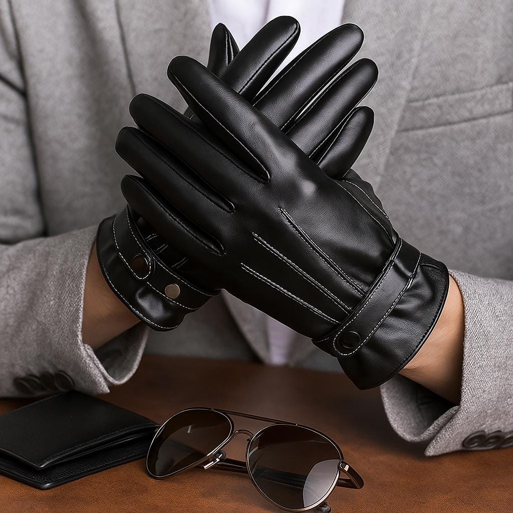 Men’s Leather Gloves – Classic Everyday Design