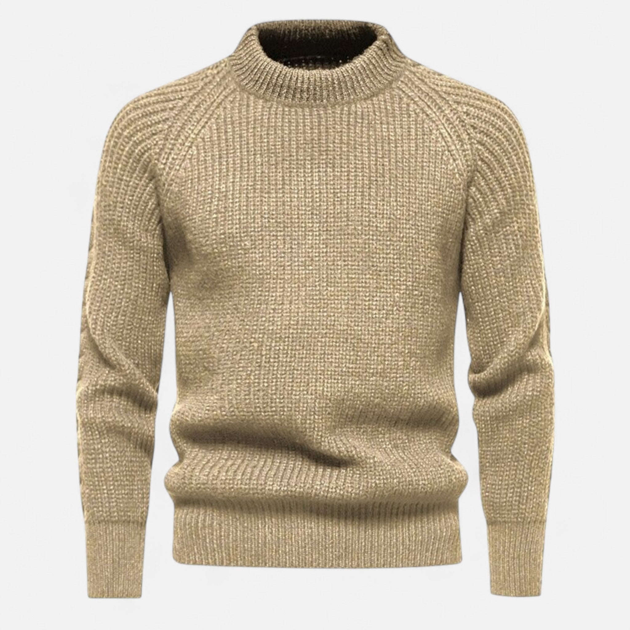 Men’s Slim-Fit Sweater – Ribbed Knit Elegance
