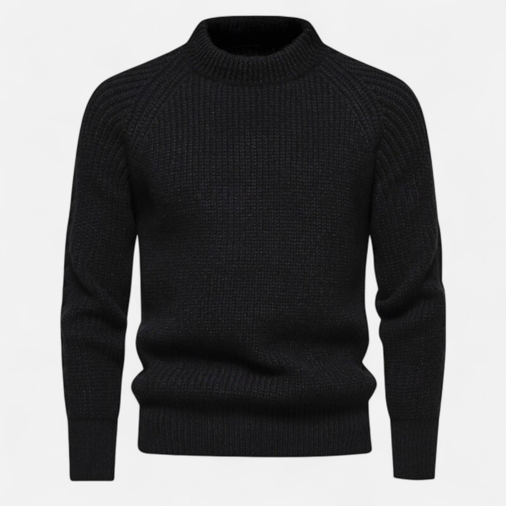 Men’s Slim-Fit Sweater – Ribbed Knit Elegance