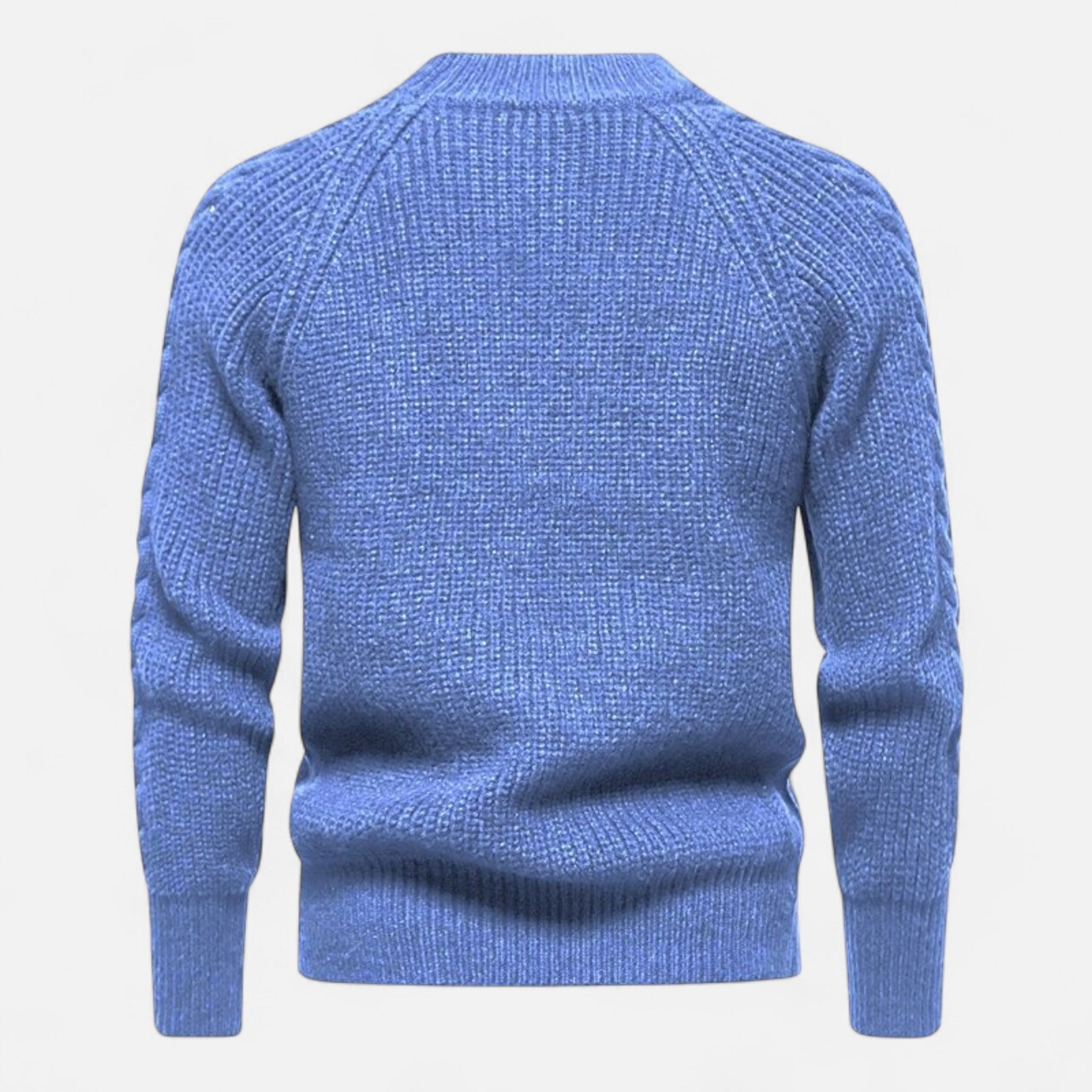 Men’s Slim-Fit Sweater – Ribbed Knit Elegance