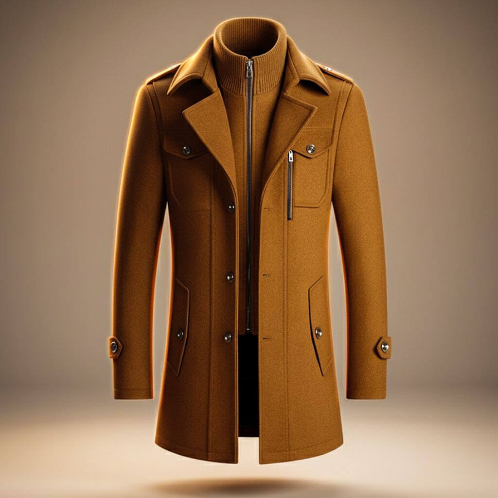 Marco Legacy Virgin Men Wool Coat
