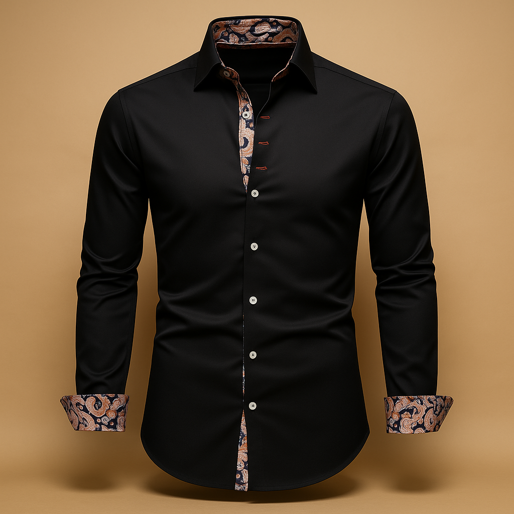 Bram | Modern classic long-sleeve shirt for men