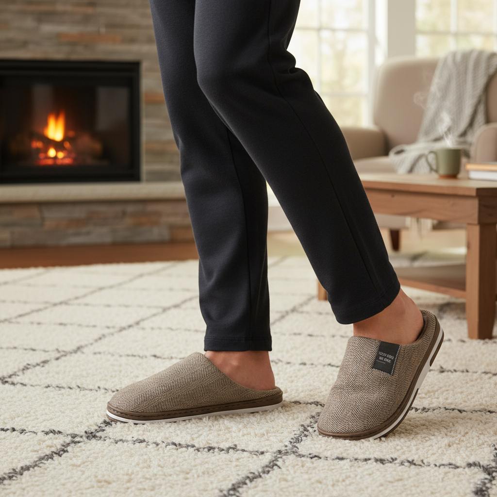 Adelheiz | Comfortable Unisex Orthopedic Slippers – Supportive & Warm Everyday Wear