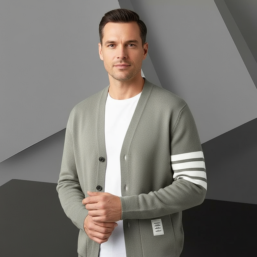 Donovan Men Comfortable Knitted Button Cardigan