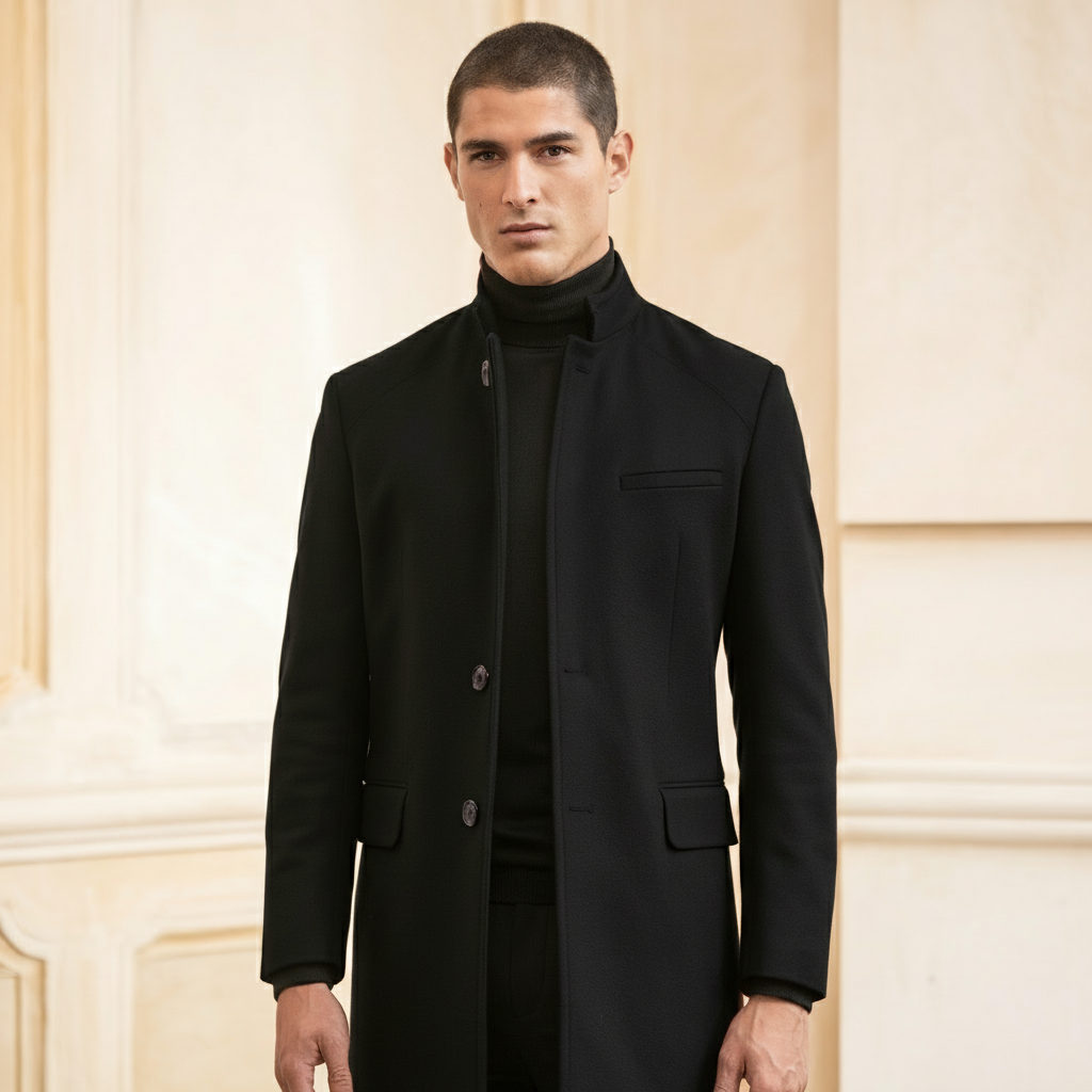 Cray | Long Stylish Coat – Classic Overcoat for Formal and Casual Elegance