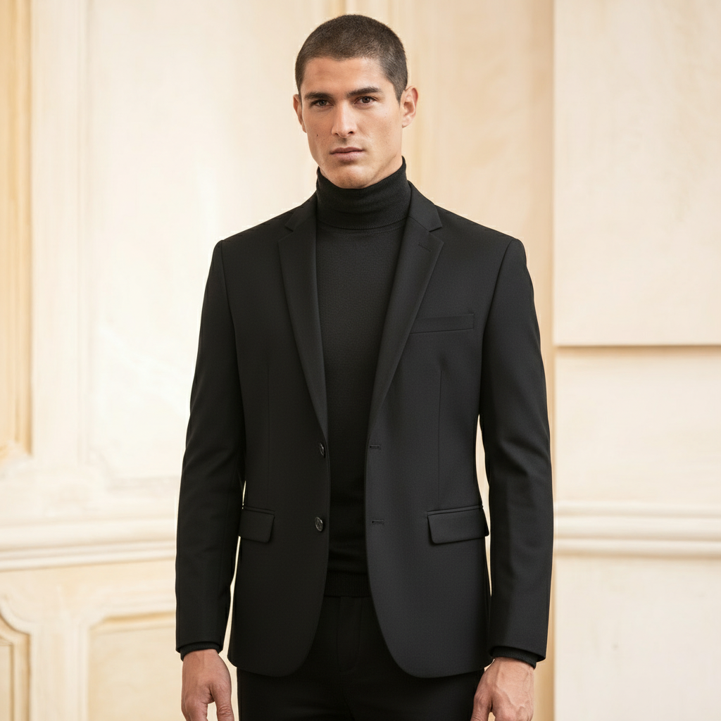 Oliver | Men’s Casual Button Blazer – Classic Tailored Jacket Suit