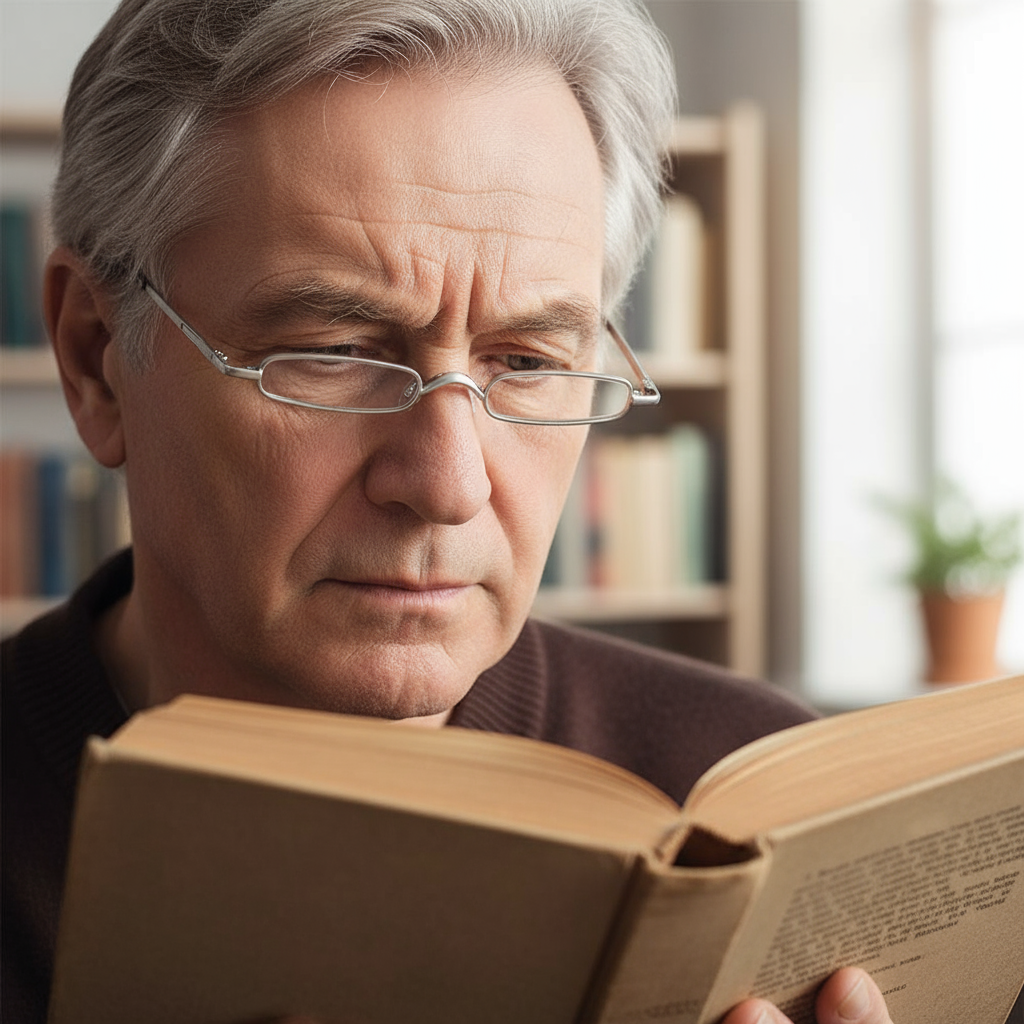 Elegant Ultra-Thin Reading Glasses with Metal Frame Portable Mini