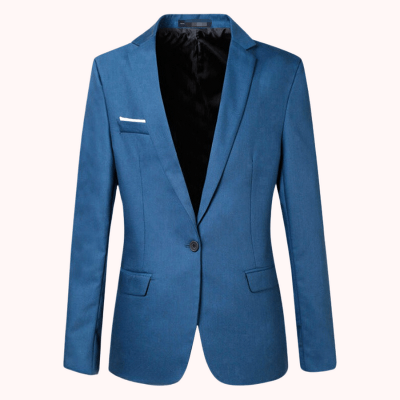 Oliver | Men’s Casual Button Blazer – Classic Tailored Jacket Suit