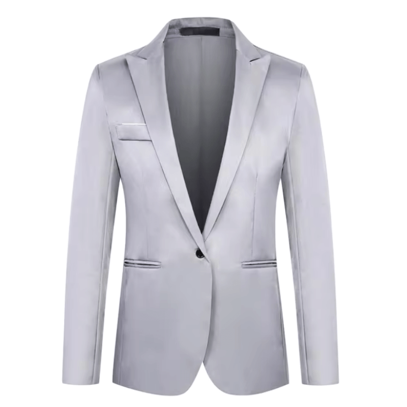 Oliver | Men’s Casual Button Blazer – Classic Tailored Jacket Suit
