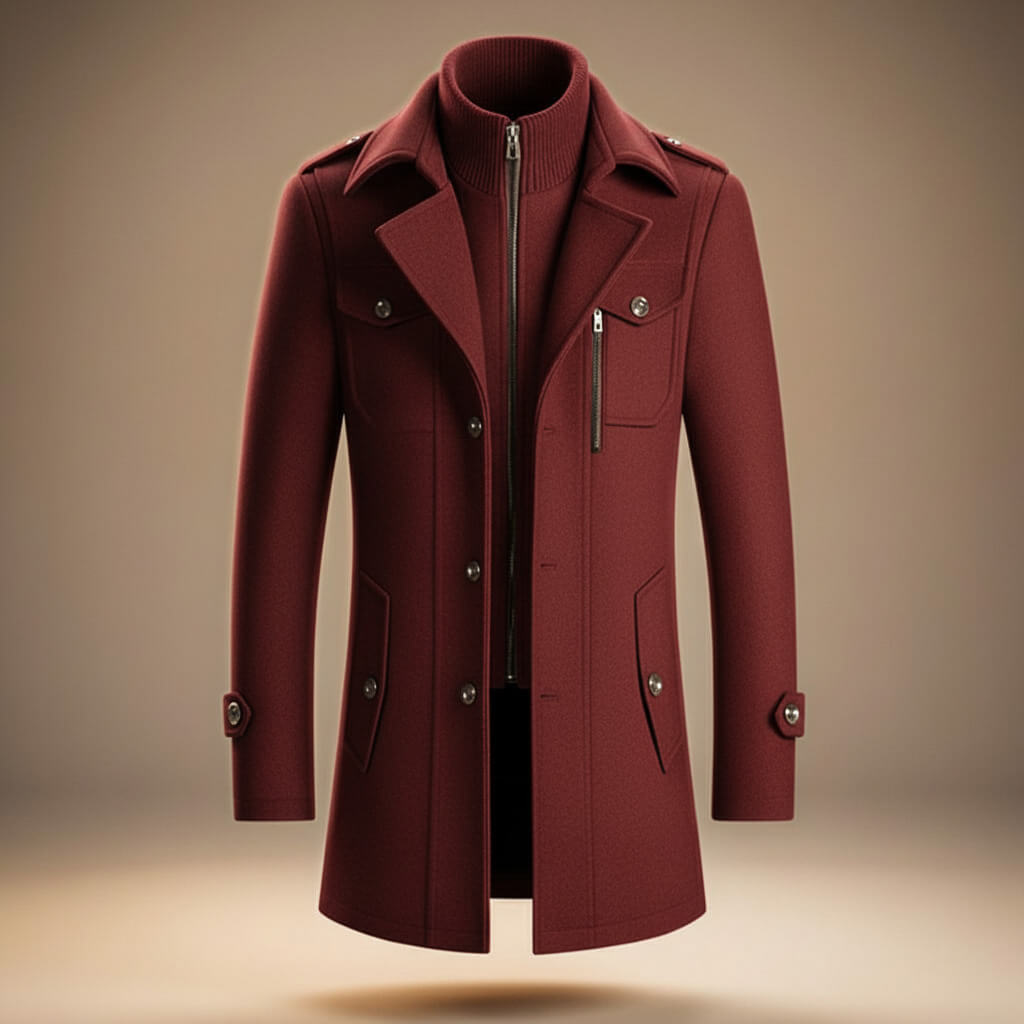 Marco Legacy Virgin Men Wool Coat