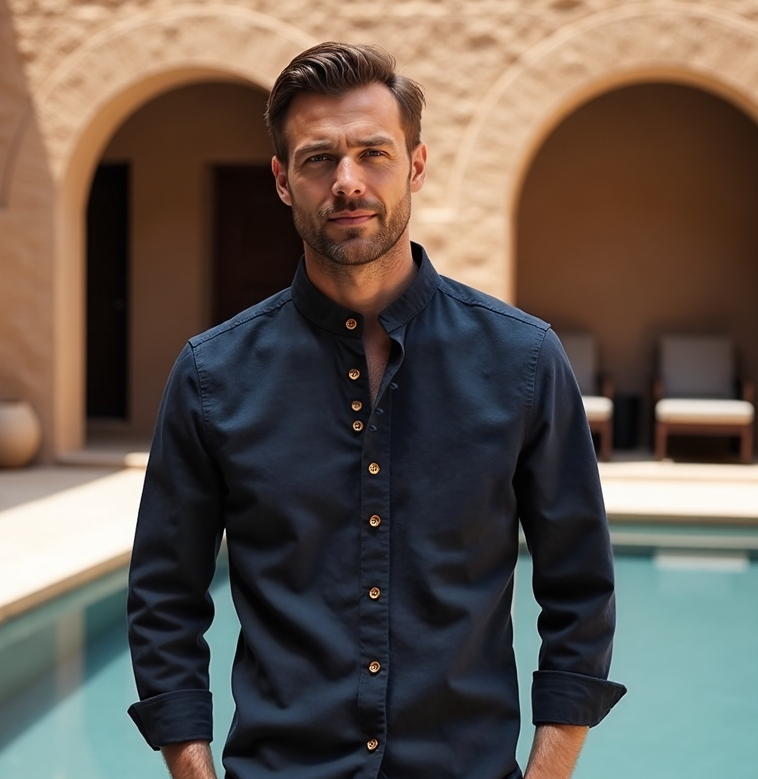 Katana Japanese Shirt for Men – Modern Fit with Traditional Edge