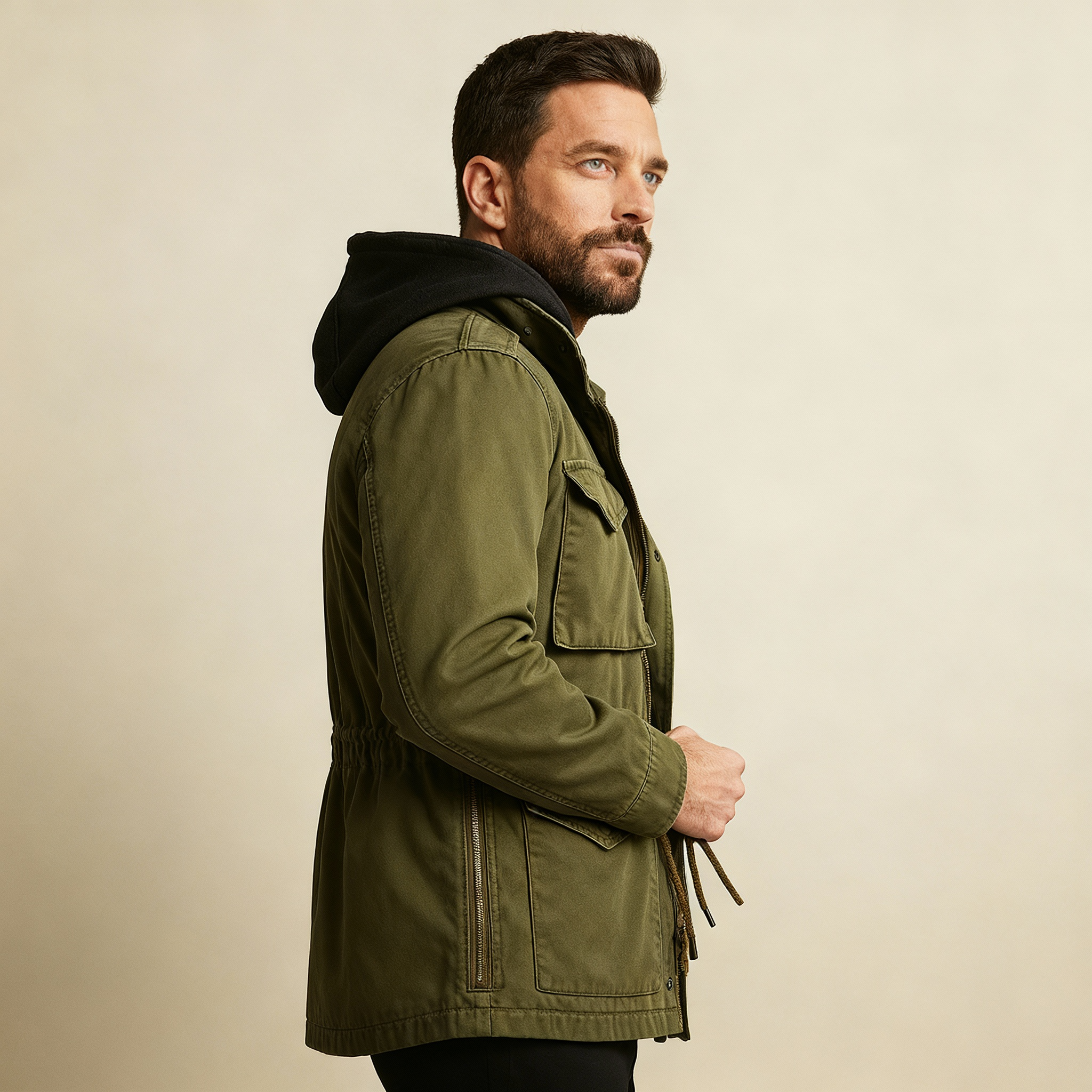 Tyrone Heritage Field Jacket – Men’s Classic Military Style Coat with Timeless Design