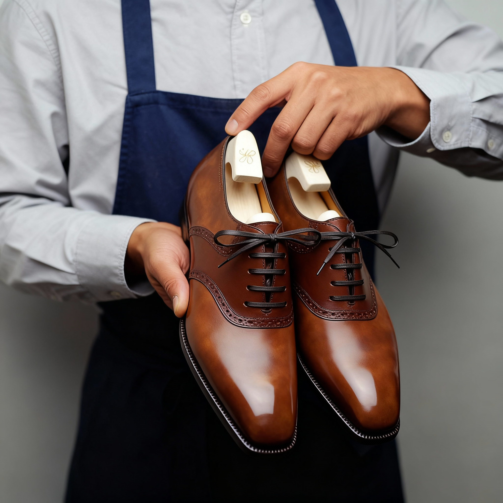 Men Leather Elowen Italian Brogue Oxfords Shoes – Men’s Classic Formal Dress Shoes