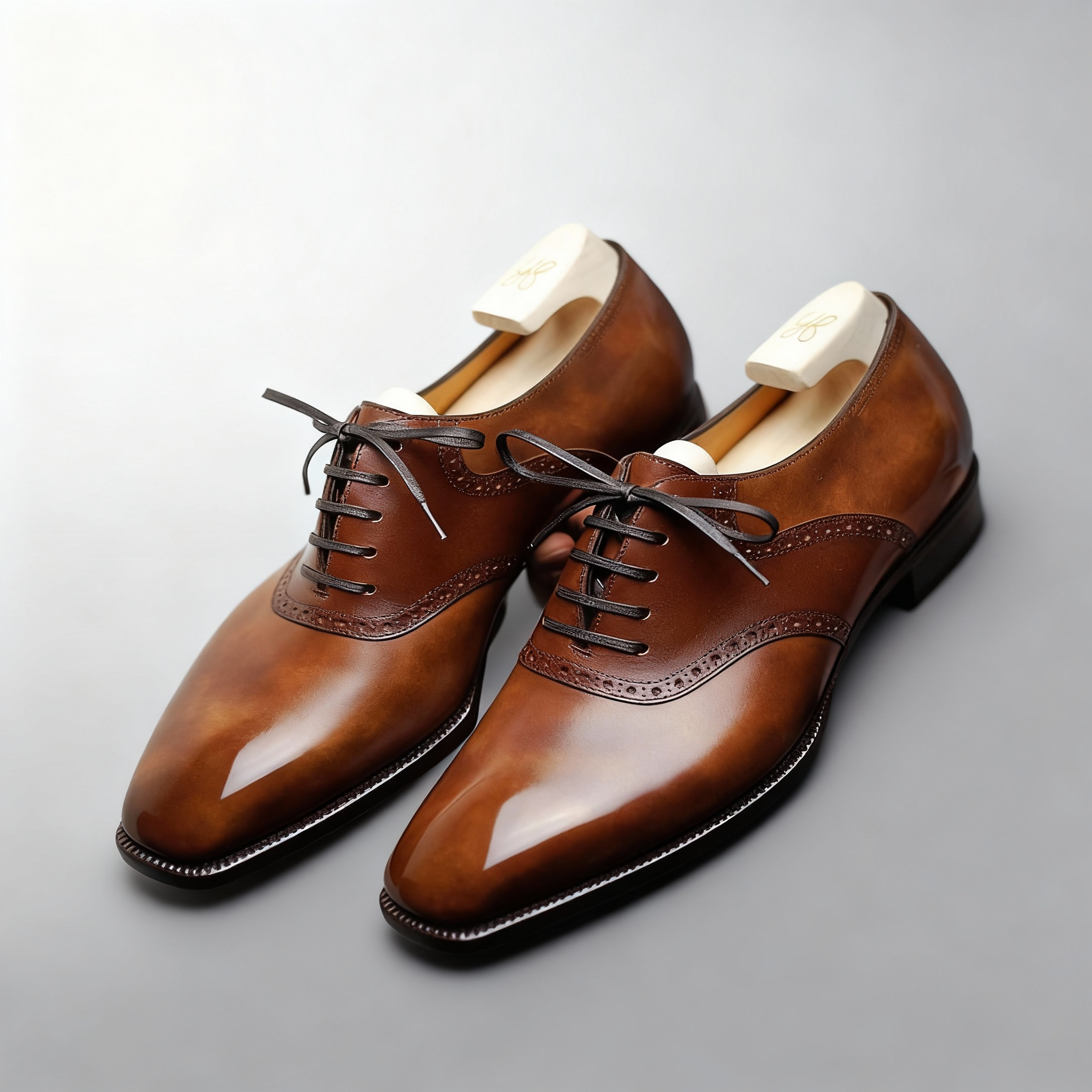 Men Leather Elowen Italian Brogue Oxfords Shoes – Men’s Classic Formal Dress Shoes