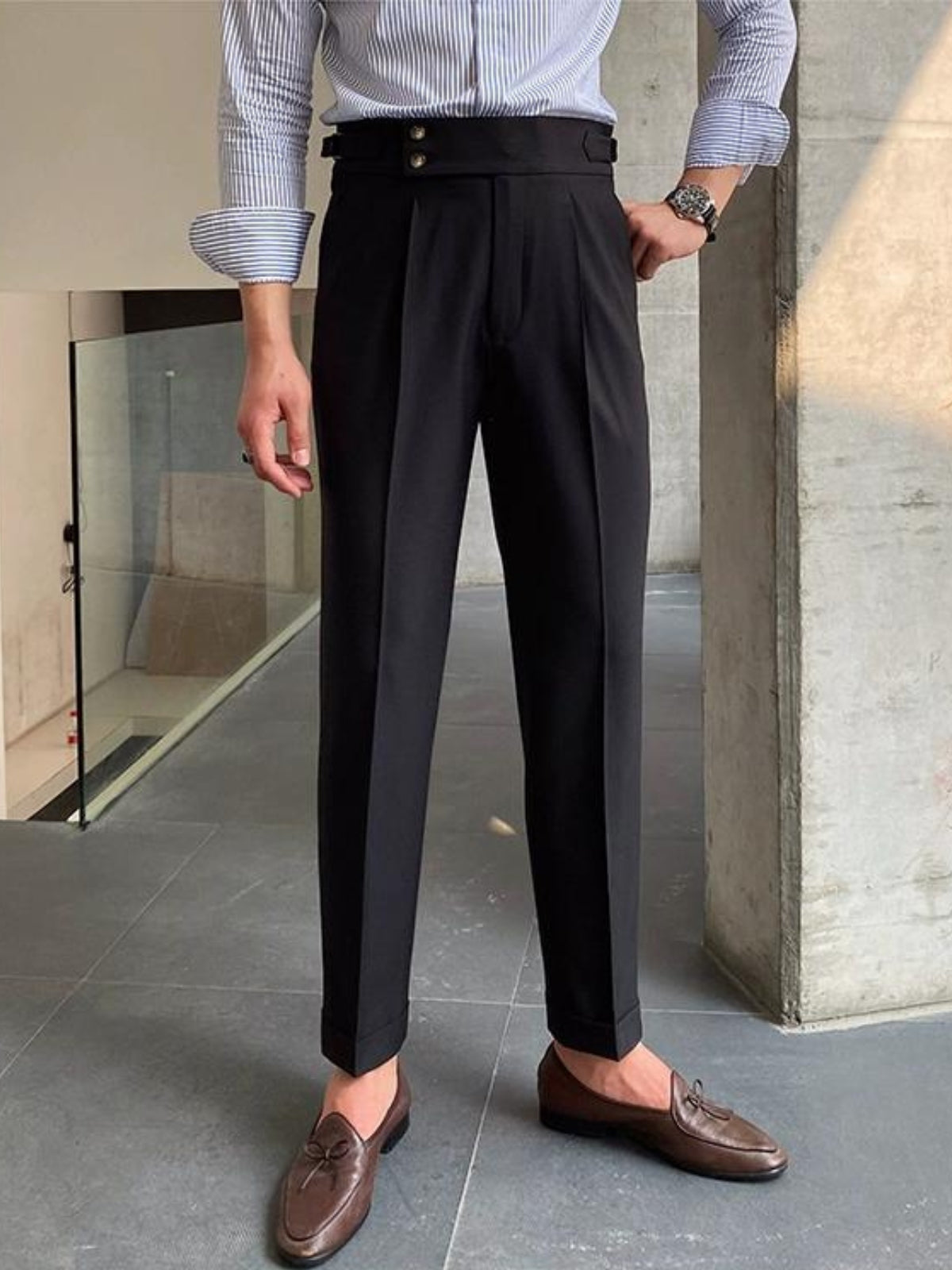 Old Money Men Gurkha Pants Timeless Tailoring & Refined Comfort