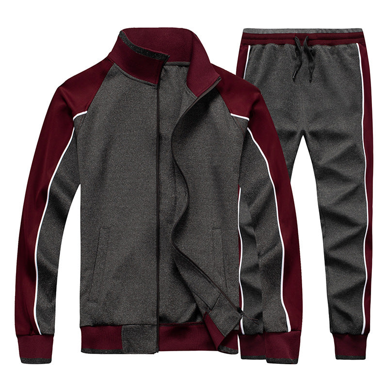 Men’s 2-Piece Tracksuit – Autumn Long Sleeve Sweatshirt & Jogger Set | Casual Sport Outfit