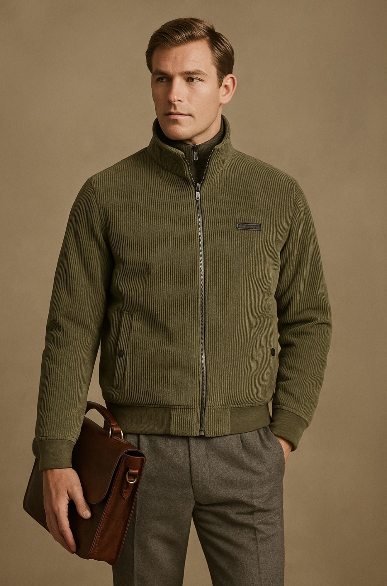 Miles Men’s Jacket – Warm Lined Winter Coat