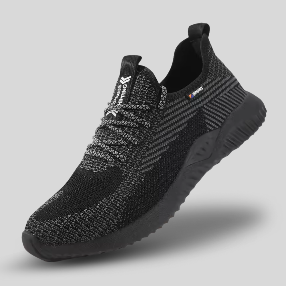 Men’s Lightweight Safety Shoes – Steel Toe Work Sneakers with Slip-Resistant Sole