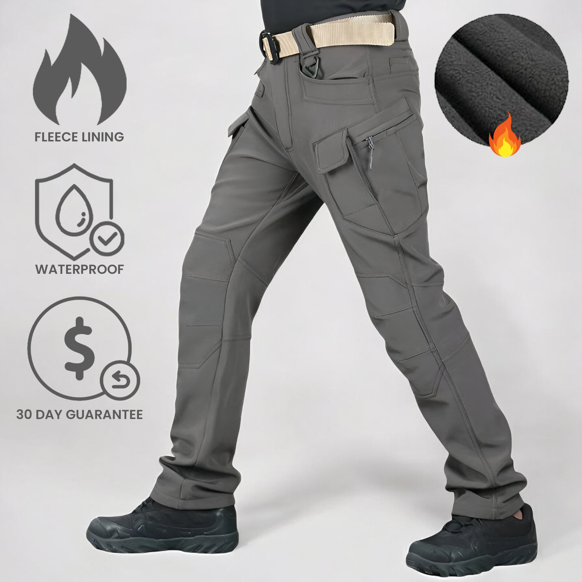 Toughs | Waterproof Utility Pants with Fleece Lining