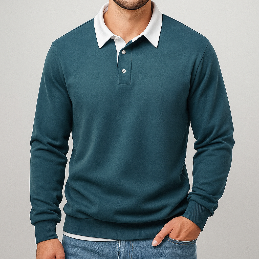 Heritage Men Lightweight Collar Sweatshirt