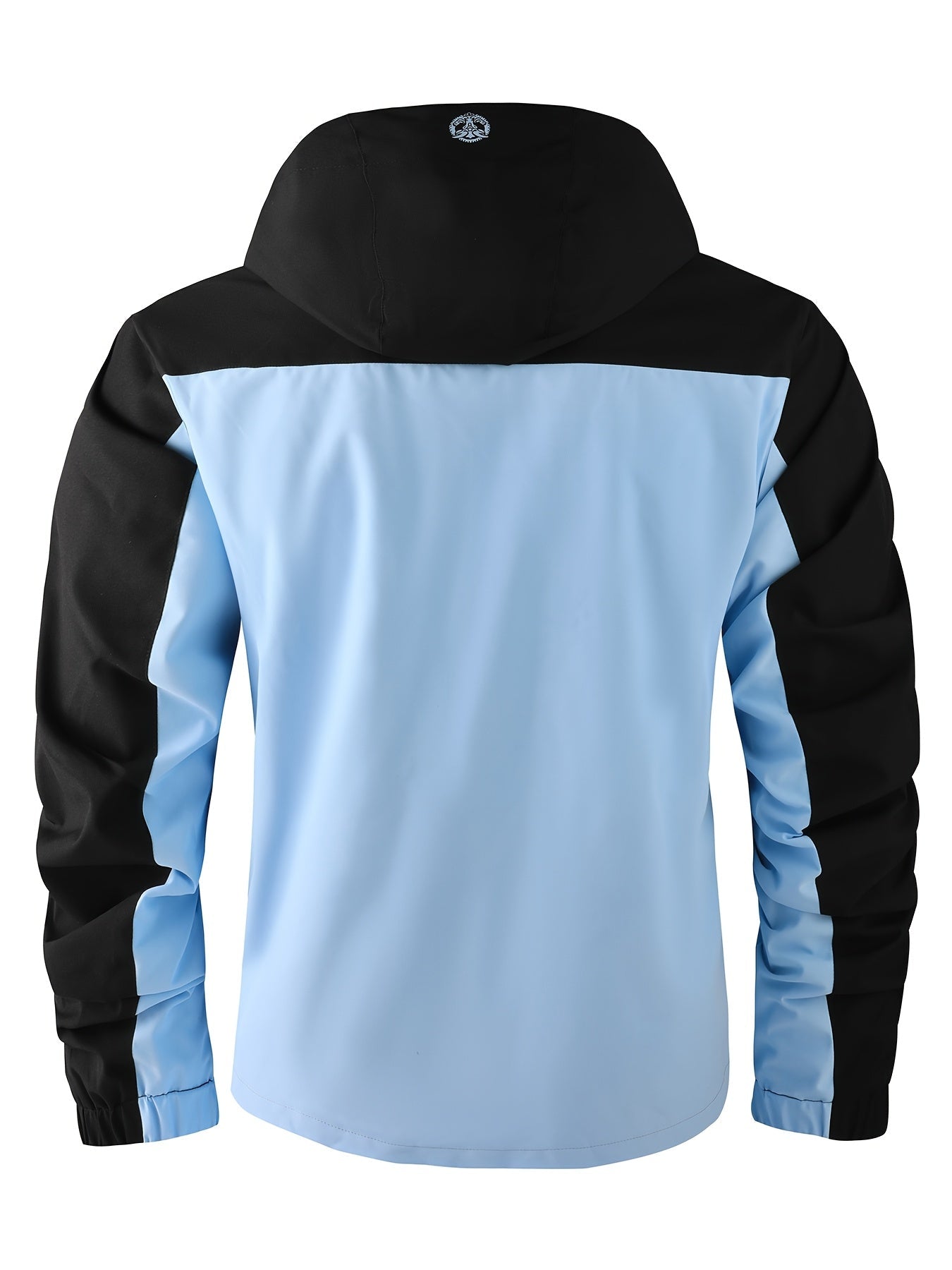 Men’s Full-Zip Windproof Puffer Bomber Jacket – Heavy-Duty Design with Detachable Hood