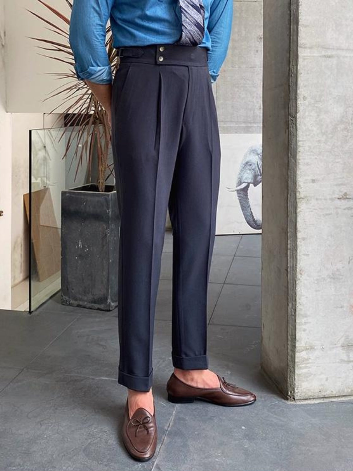 Old Money Men Gurkha Pants Timeless Tailoring & Refined Comfort