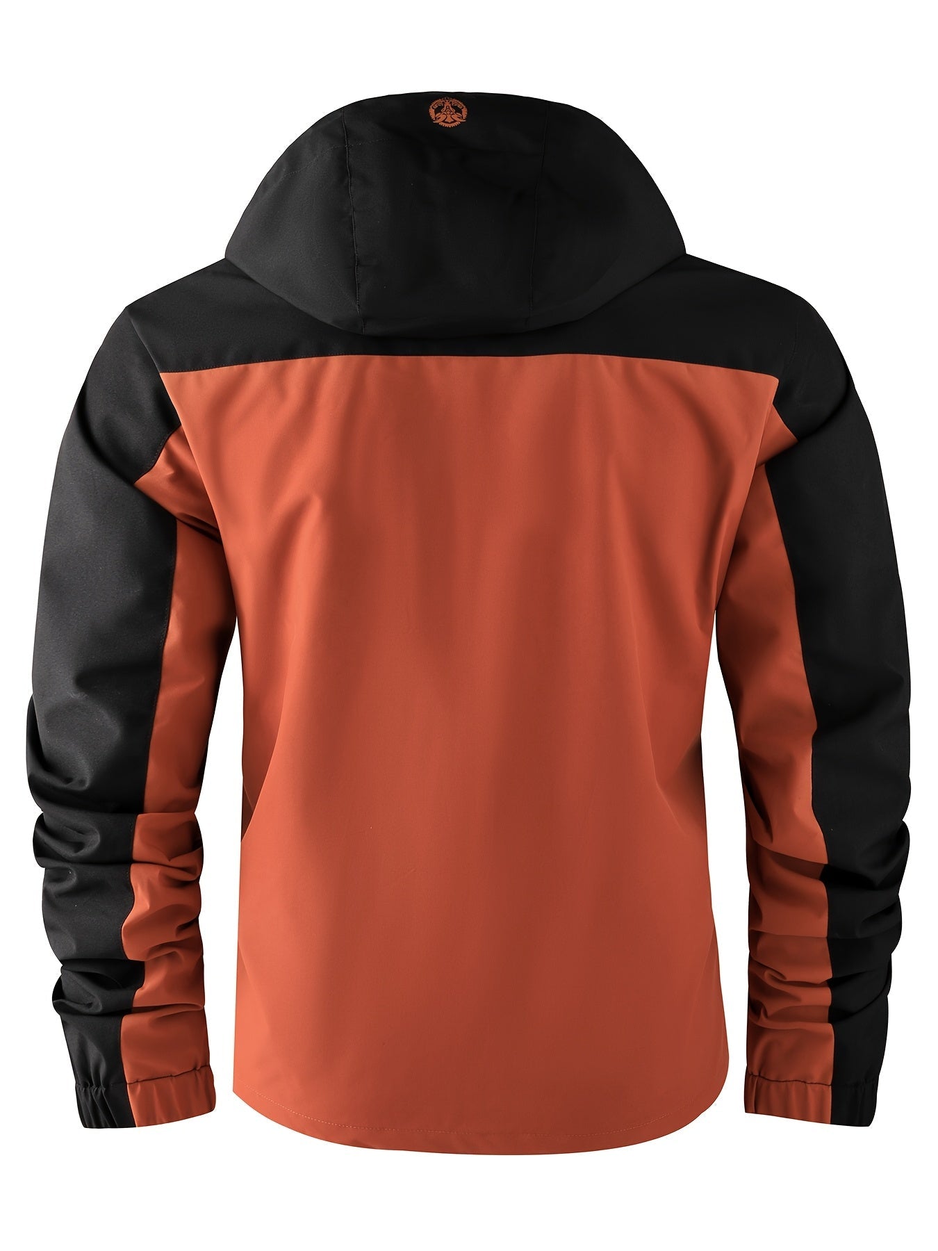 Men’s Full-Zip Windproof Puffer Bomber Jacket – Heavy-Duty Design with Detachable Hood