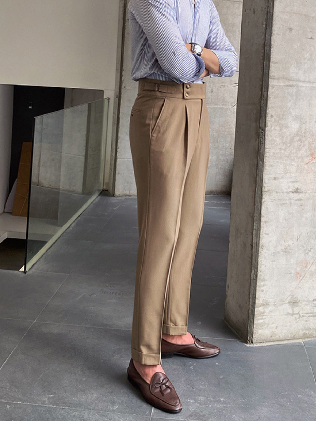 Old Money Men Gurkha Pants Timeless Tailoring & Refined Comfort