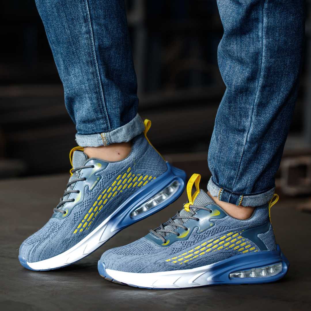 Ultralight Orthopedic Work Shoes – Sporty Look & Full Safety Protection Sneakers