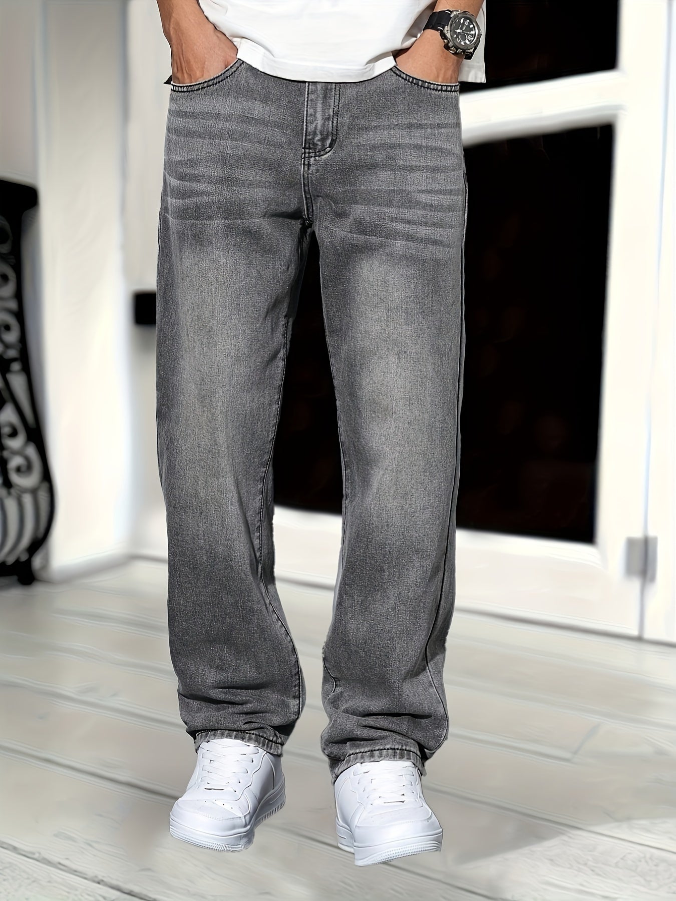 Thijs | Classic Denim Jeans with Straight Fit – Durable, Timeless, and Versatile Everyday Wear