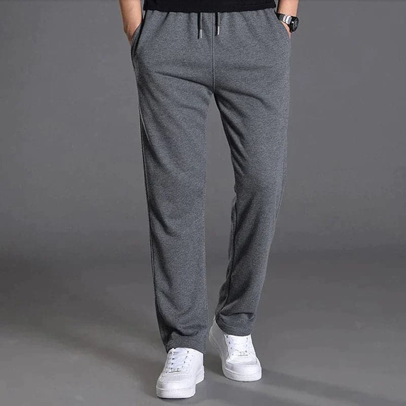 Men's Joggers - Soft Cotton - Relaxed Fit - Elastic Waist with Drawstring - Pocket Design