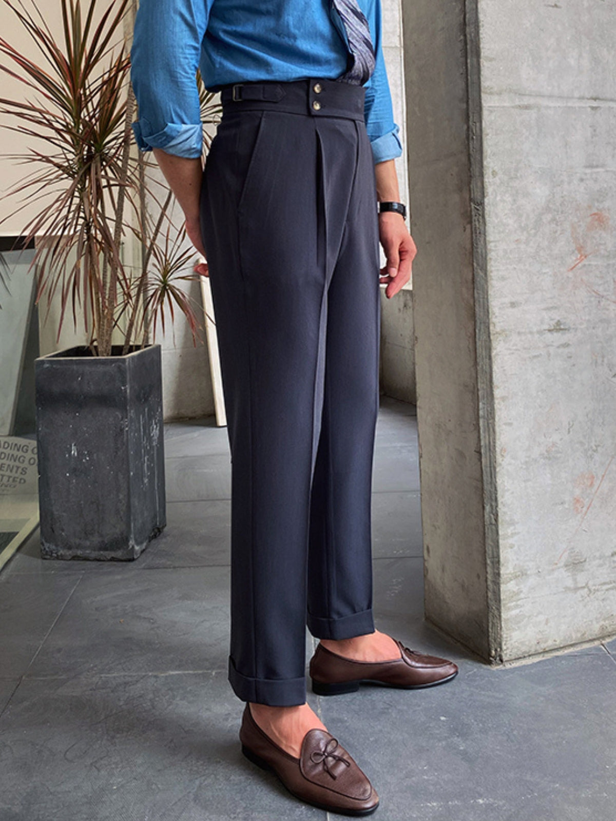 Old Money Men Gurkha Pants Timeless Tailoring & Refined Comfort