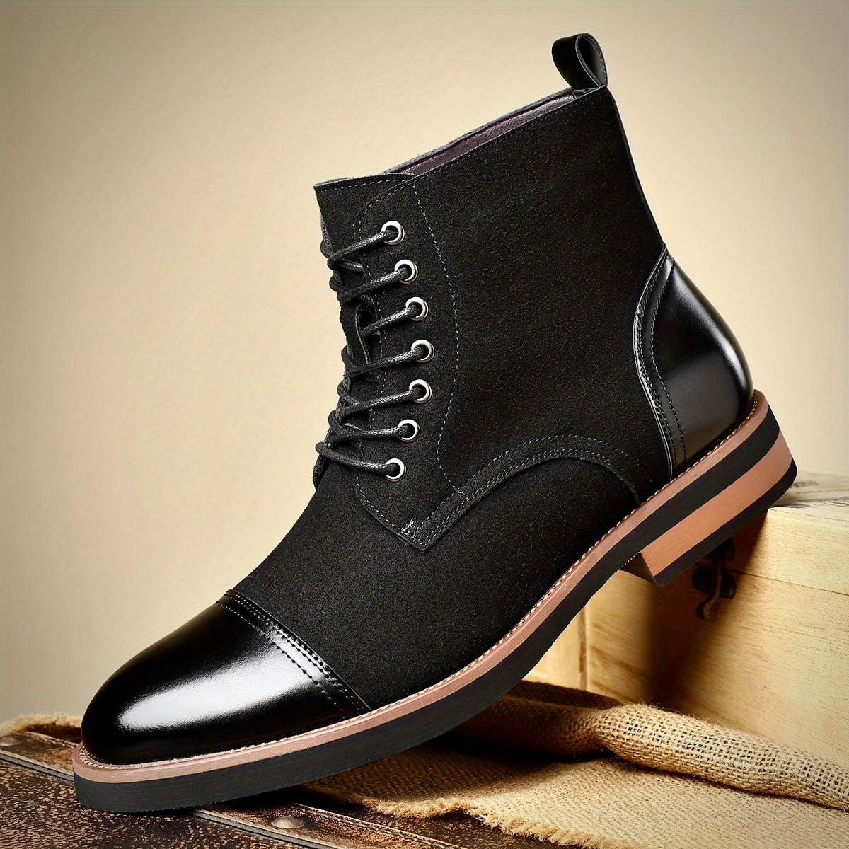 Oliver Ashford Oxford Leather Boots – Classic Men’s Dress Boots