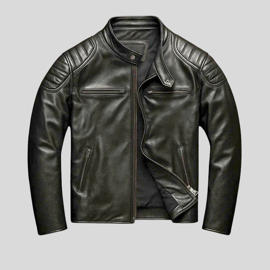 Samer Genuine Leather Jacket – Clean Design, Lasting Quality