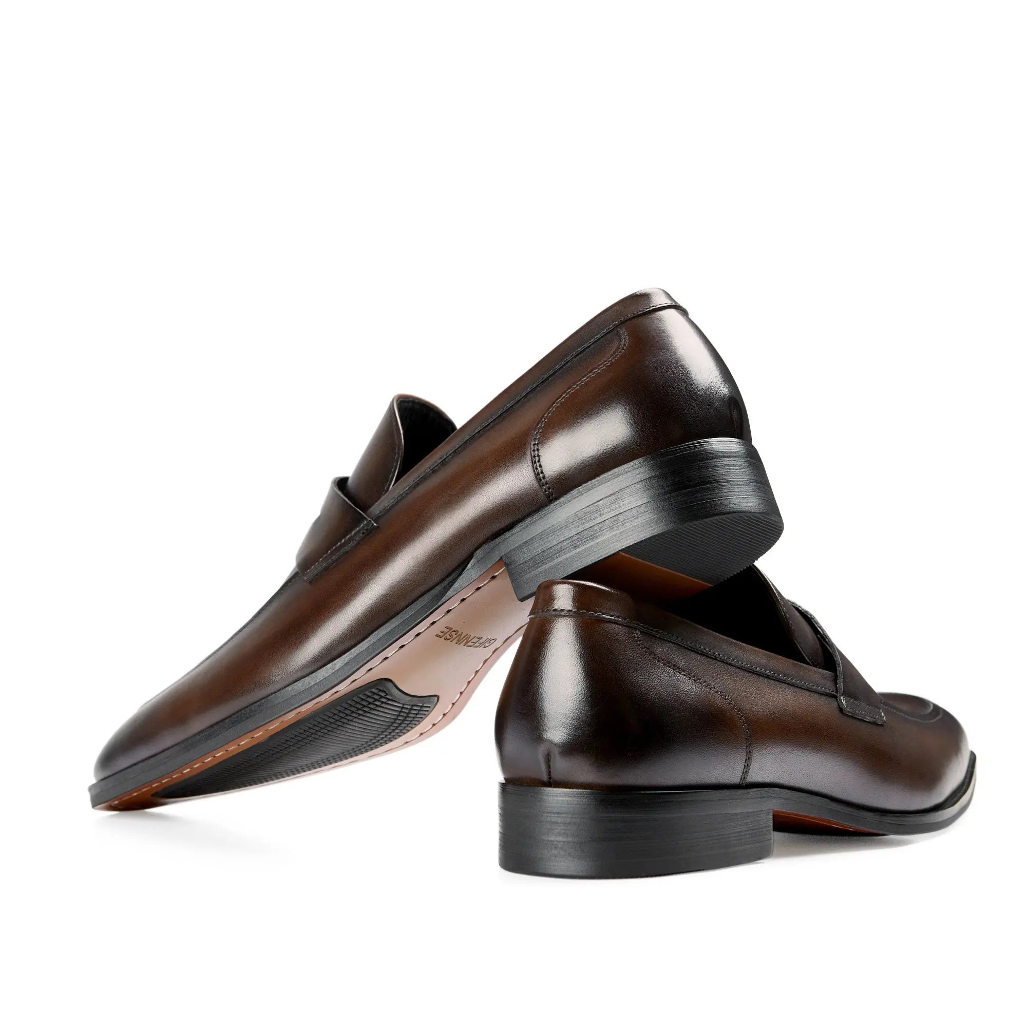 Slip-On Men Leather Penny Loafers