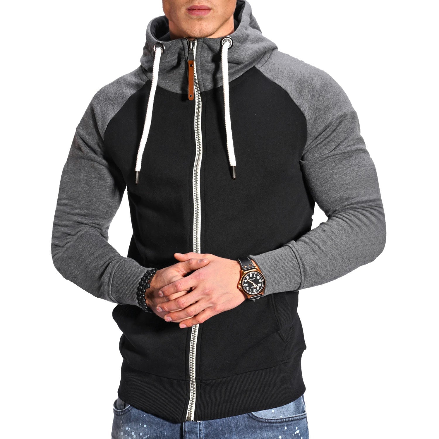Marvin Men’s Hooded Jacket – Modern Casual Design
